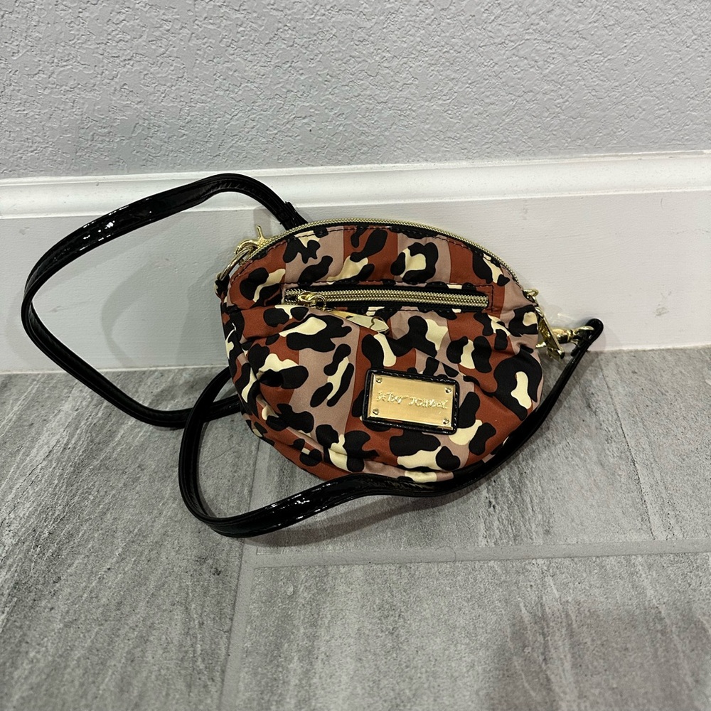 Betsey Johnson Small Leopard Purse